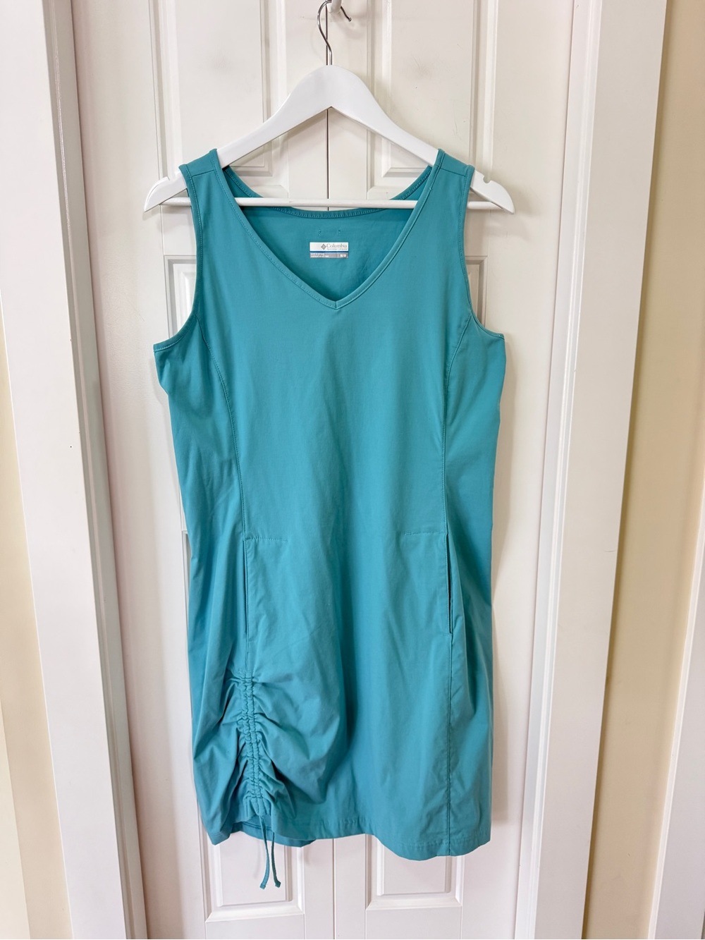 Columbia Sleeveless Travel Dress | Aqua Blue | Size Medium